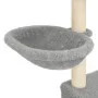 Rascador para gatos con postes de sisal gris claro 83 cm de , Mobiliario para gatos - Ref: Foro24-172110, Precio: 38,66 €, De...