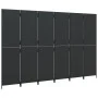 6-teiliger schwarzer synthetischer Rattanschirm von , Raumteiler - Ref: Foro24-365352, Preis: 258,50 €, Rabatt: %
