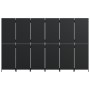 6-teiliger schwarzer synthetischer Rattanschirm von , Raumteiler - Ref: Foro24-365352, Preis: 235,50 €, Rabatt: %