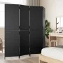4-teiliger Schirm aus schwarzem Synthetik-Rattan von , Raumteiler - Ref: Foro24-365344, Preis: 179,94 €, Rabatt: %