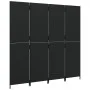 4-teiliger Schirm aus schwarzem Synthetik-Rattan von , Raumteiler - Ref: Foro24-365344, Preis: 179,94 €, Rabatt: %