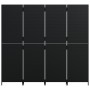 4-panel black synthetic rattan screen by , Room dividers - Ref: Foro24-365344, Price: 182,89 €, Discount: %