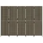 5-teiliger grauer synthetischer Rattanschirm von , Raumteiler - Ref: Foro24-365350, Preis: 210,24 €, Rabatt: %