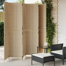6-teiliger beigefarbener Sichtschutz aus synthetischem Rattan von , Raumteiler - Ref: Foro24-365371, Preis: 257,69 €, Rabatt: %