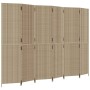 6 panel beige synthetic rattan screen by , Room dividers - Ref: Foro24-365371, Price: 262,96 €, Discount: %