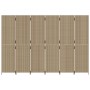 6 panel beige synthetic rattan screen by , Room dividers - Ref: Foro24-365371, Price: 262,96 €, Discount: %