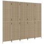 5-teiliger beigefarbener Sichtschutz aus synthetischem Rattan von , Raumteiler - Ref: Foro24-365367, Preis: 268,68 €, Rabatt: %