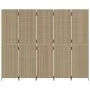5-teiliger beigefarbener Sichtschutz aus synthetischem Rattan von , Raumteiler - Ref: Foro24-365367, Preis: 262,33 €, Rabatt: %