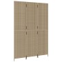 3-panel beige synthetic rattan screen by , Room dividers - Ref: Foro24-365359, Price: 181,56 €, Discount: %