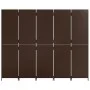 Biombo de 5 paneles ratán sintético marrón de , Divisores de ambientes - Ref: Foro24-365365, Precio: 200,46 €, Descuento: %