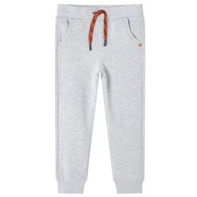 Pantalones de chándal infantiles gris mélange 92 de , Pantalones de niños - Ref: Foro24-12799, Precio: 10,31 €, Descuento: %