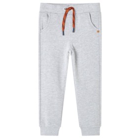 Pantalones de chándal infantiles gris mélange 104