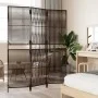 Brown synthetic rattan 3-panel screen by , Room dividers - Ref: Foro24-365373, Price: 90,54 €, Discount: %