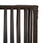 Brown synthetic rattan 3-panel screen by , Room dividers - Ref: Foro24-365373, Price: 92,15 €, Discount: %