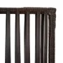 Brown synthetic rattan 3-panel screen by , Room dividers - Ref: Foro24-365373, Price: 90,54 €, Discount: %