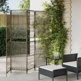 Grauer 4-teiliger Paravent aus synthetischem Rattan von , Raumteiler - Ref: Foro24-365378, Preis: 114,05 €, Rabatt: %