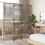Gray synthetic rattan 4-panel screen by , Room dividers - Ref: Foro24-365378, Price: 114,05 €, Discount: %