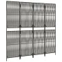 Gray synthetic rattan 4-panel screen by , Room dividers - Ref: Foro24-365378, Price: 114,05 €, Discount: %
