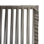 Gray synthetic rattan 4-panel screen by , Room dividers - Ref: Foro24-365378, Price: 109,53 €, Discount: %