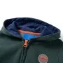 Dunkelgrüner Kinder-Kapuzenpullover mit Reißverschluss 92 von , Kinder-T-Shirts - Ref: Foro24-13084, Preis: 13,87 €, Rabatt: %