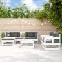 Gartenmöbel-Set 7-teilig aus massivem weißem Kiefernholz von , Gartensets - Ref: Foro24-3186215, Preis: 398,33 €, Rabatt: %