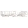 Garden furniture set 7 pieces solid white pine wood by , Garden sets - Ref: Foro24-3186215, Price: 398,33 €, Discount: %