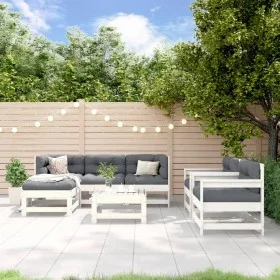 Garden furniture set 7 pieces solid white pine wood by , Garden sets - Ref: Foro24-3186243, Price: 489,38 €, Discount: %