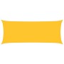 Toldo de vela rectangular HDPE amarillo 160 g/m² 2x4,5 m