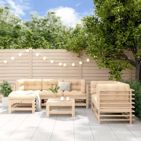 Gartenmöbel-Set 7-teilig aus massivem Kiefernholz von , Gartensets - Ref: Foro24-3186193, Preis: 405,34 €, Rabatt: %