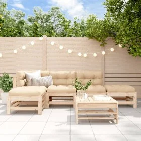 Garden furniture set 6 pieces solid pine wood by , Garden sets - Ref: Foro24-3186333, Price: 310,17 €, Discount: %