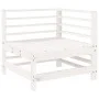 Gartensofa-Set 5-teilig aus massivem weißem Kiefernholz von , Gartensets - Ref: Foro24-3186551, Preis: 316,06 €, Rabatt: %