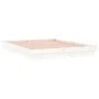 Estructura de cama con LED madera maciza blanca 180x200 cm de , Camas y somieres - Ref: Foro24-819988, Precio: 186,65 €, Desc...