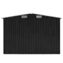 Metal garden shed in anthracite color, 257x489x181 cm. by vidaXL, Sheds - Ref: Foro24-143350, Price: 554,25 €, Discount: %