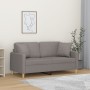 2-seater sofa with taupe gray fabric cushions 140 cm by , Sofas - Ref: Foro24-3200916, Price: 225,29 €, Discount: %