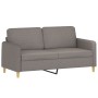 2-seater sofa with taupe gray fabric cushions 140 cm by , Sofas - Ref: Foro24-3200916, Price: 225,29 €, Discount: %
