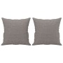 2-seater sofa with taupe gray fabric cushions 140 cm by , Sofas - Ref: Foro24-3200916, Price: 225,29 €, Discount: %