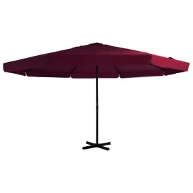 Gartenschirm mit burgunderrotem Aluminiummast 500 cm von vidaXL, Sonnenschirme - Ref: Foro24-44476, Preis: 250,12 €, Rabatt: %