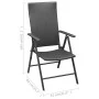 7-teiliges schwarzes Garten-Essset von , Gartensets - Ref: Foro24-3060061, Preis: 590,69 €, Rabatt: %