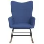 Blue fabric rocking chair by , Rocking chairs - Ref: Foro24-328011, Price: 119,94 €, Discount: %