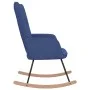 Blue fabric rocking chair by , Rocking chairs - Ref: Foro24-328011, Price: 119,94 €, Discount: %