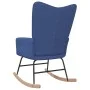 Blue fabric rocking chair by , Rocking chairs - Ref: Foro24-328011, Price: 119,94 €, Discount: %