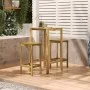 Garden bar set 3 pieces impregnated pine wood by , Garden sets - Ref: Foro24-3096639, Price: 116,22 €, Discount: %