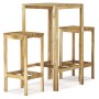 Gartenbar-Set 3-teilig aus imprägniertem Kiefernholz von , Gartensets - Ref: Foro24-3096639, Preis: 118,43 €, Rabatt: %