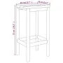 Garden bar set 3 pieces impregnated pine wood by , Garden sets - Ref: Foro24-3096639, Price: 116,22 €, Discount: %