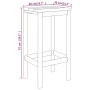 Gartenbar-Set 3-teilig aus imprägniertem Kiefernholz von , Gartensets - Ref: Foro24-3096639, Preis: 118,43 €, Rabatt: %