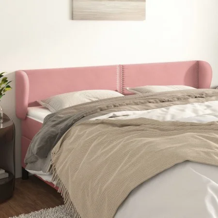 Rosa Samtkopfteil 163x23x78/88 cm von , Kopf- und Fußteile - Ref: Foro24-3117063, Preis: 65,23 €, Rabatt: %