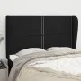 Kopfteil mit Ohren aus schwarzem Stoff, 147 x 23 x 118/128 cm von , Kopf- und Fußteile - Ref: Foro24-3117816, Preis: 100,09 €...