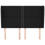 Headboard with black fabric ears 147x23x118/128 cm by , Headboards and footboards - Ref: Foro24-3117816, Price: 101,19 €, Dis...
