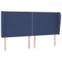 Kopfteil mit blauen Stoffohren 163x23x118/128 cm von , Kopf- und Fußteile - Ref: Foro24-3117828, Preis: 99,81 €, Rabatt: %