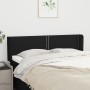 Kopfteil aus schwarzem Stoff, 147 x 16 x 78/88 cm von , Kopf- und Fußteile - Ref: Foro24-3118628, Preis: 53,97 €, Rabatt: %